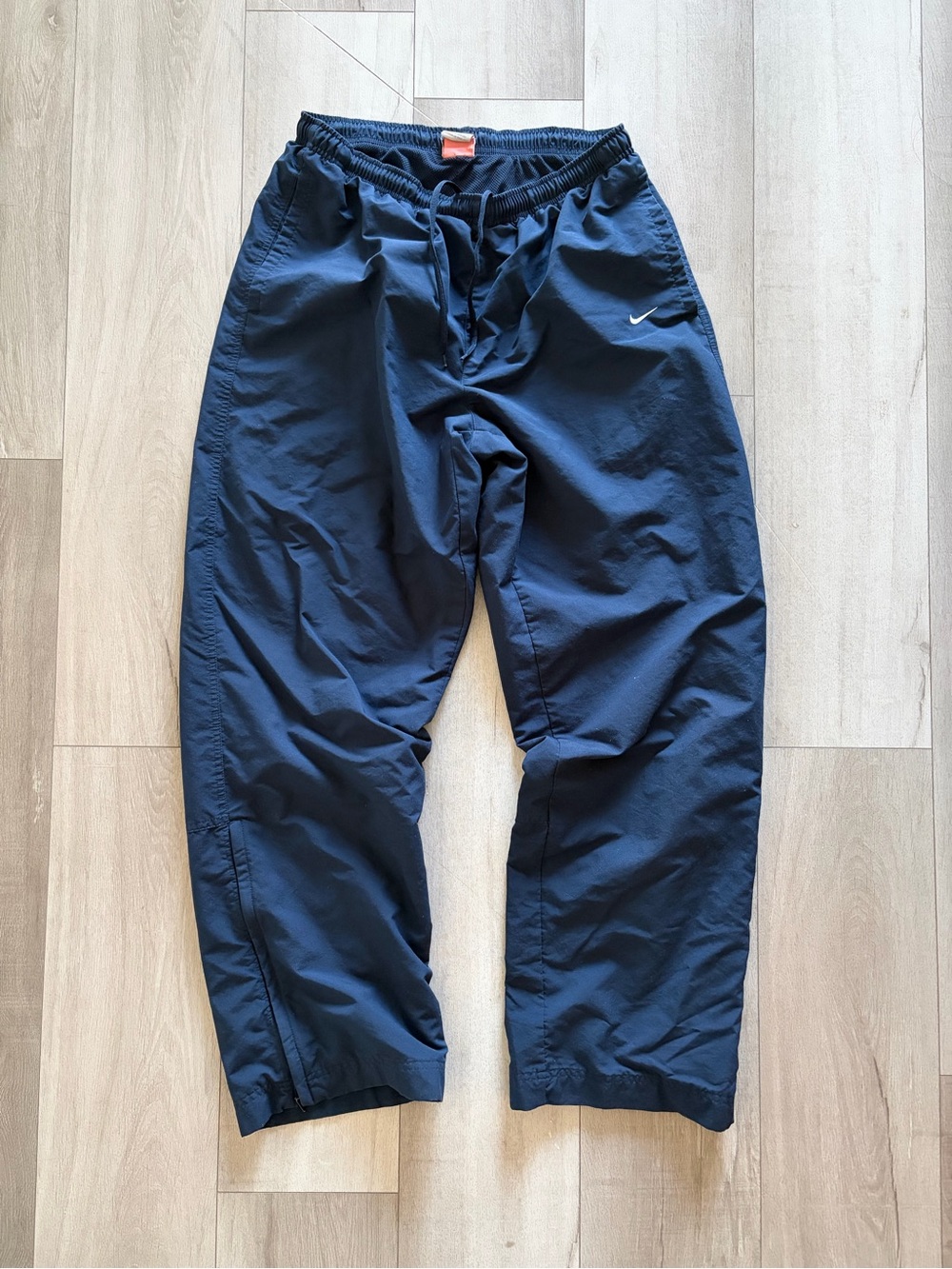 Nike Y2K Men's Dark Navy Pull-On Joggers with Swoosh Size Medium